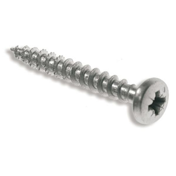 Dönges Spanplattenschraube panhead Z, Kreuzschlitz PZ, 5,0 x 40 mm, VE: 500 Stück, 133262