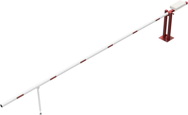 Schake Wegeschranke mit Gegengewicht und Pendelstütze, lichte Weite: 6000 mm, für Vorhangschloss, 411_61VPB