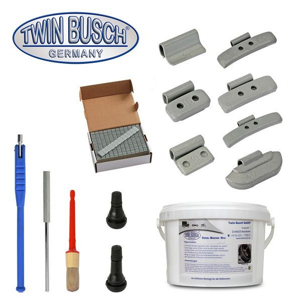 Twin Busch Starter-Paket für Reifenmontage- und Reifenwuchtmaschinen, TWF-STA