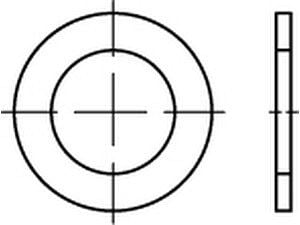 DIN 988 Federstahl 63 x 80 x 3 Stützscheiben VE=S (100 Stück)