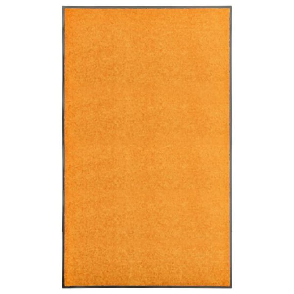 vidaXL Fußmatte Waschbar Orange 90x150 cm, für Innen und Außen, 323455