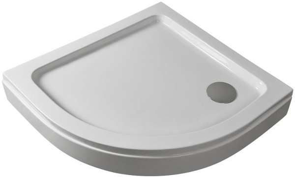 Sanotechnik Rund-Brausetasse weiß 90x90x15cm, P29w, 9002728290009