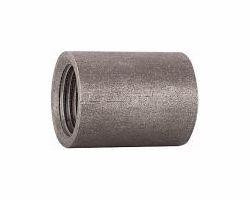 Riegler Anschweißmuffe 16, Stahl schwarz ST.37-2, DIN 2986, durchgehendes Gewinde, 113286