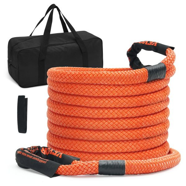 VEVOR 25 mm x 9 m Abschleppseil 17237 kg, Hochleistungs-Offroad-Abschleppgurt, Extrem belastbarer Bergegurt, SZNL1IN30FT0DLHPJV0