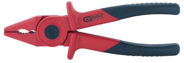 KS Tools Kunststoff-Kombizange mit Schutzisolierung, 185mm, 117.1765