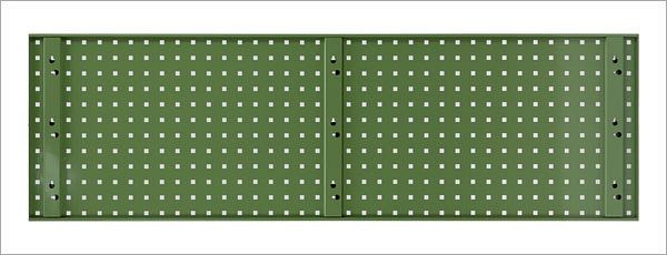 ADB Lochplatte, Maße: 1482x456 mm, Farbe: grün, RAL6011, 23009
