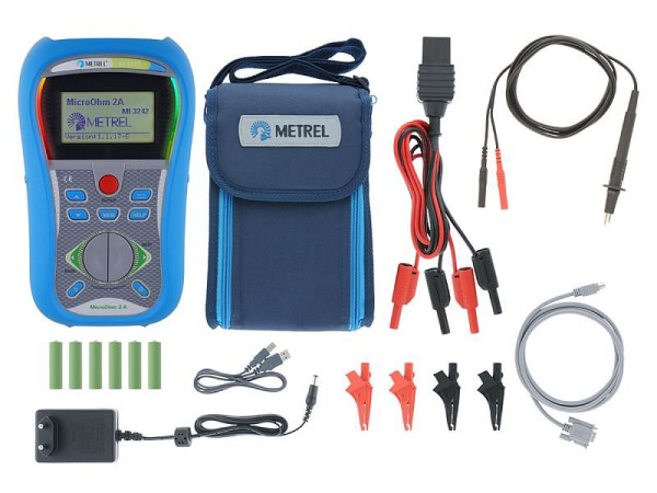 Metrel Widerstandsmessgerät MicroOhm 2A, tragbar, MI 3242, 20991904