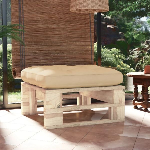 vidaXL Garten-Palettenhocker Imprägniertes Kiefernholz, 3066460