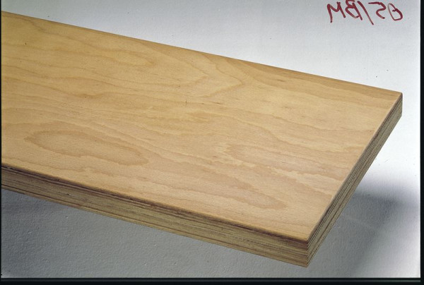 KLW Buchen-Multiplexplatte, 725 x 605 x 40 mm L x B x S, mehrschichtig wasserfest verleimt, mit Leinöl imprägniert, 05/BM40-0725-605