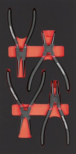 Kraftwerk PRO LINE EVA Seegering-Zangensatz 4-tlg. 20x40 Einlage, 105.401.007