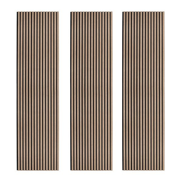 Monster Akustische Wandpaneele, VE: 3 Stück, Heller Nussbaum, 215330