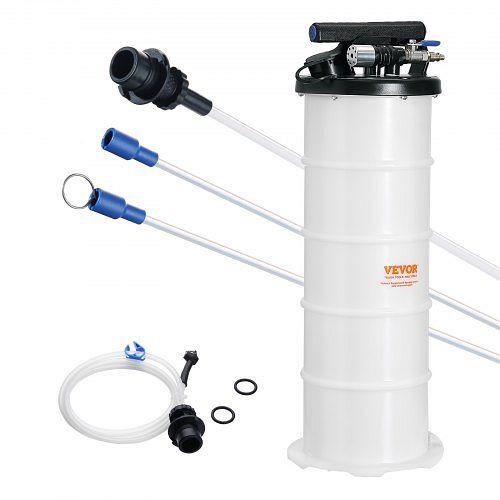 VEVOR Öl 6,5L Manuell Pneumatisch 0,4–0,8 MPa Auto Handpumpe Flüssigkeits Geeignet zum Absaugen von Motoröl Getriebeöl, SDCYQ7LQD20083X6NV0