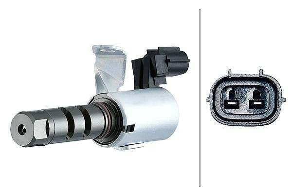 HELLA Steuerventil, Nockenwellenverstellung, 2-polig, Zylinderkopf/links/Einlassseite, 6NW 358 188-211