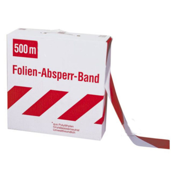 Stein HGS Absperrband -Güte-, 500m, 5 Rollen à 500m / inkl. Abrollkarton, 12955
