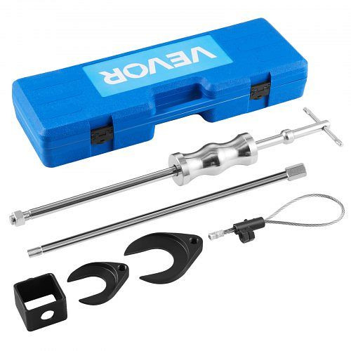 VEVOR Gleithammersatz für Vorderradantriebsachsen, 5/8 Zoll 18 Hammer, 2/2,5 Zoll Gabeladapter, BSXBZLBQHCLB8GTPD001V0