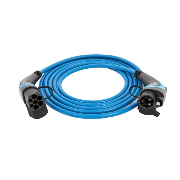 go-e Typ 2 auf Typ 1 Kabel, blau, 7,4 kW, 5 m, CH-11-01