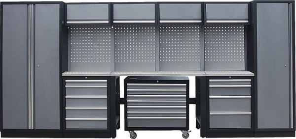 Kunzer Werkstattmodul 4 mit Edelstahlarbeitsplatte, WESS4