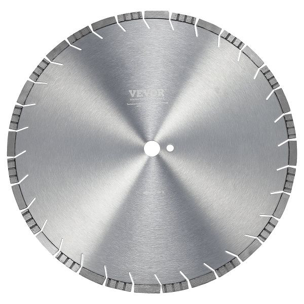 VEVOR Diamantsägeblatt Betonsägeblatt Nass/Trocken Schräge Zähne 45cm, JGSQGJP450MMETRNIV0