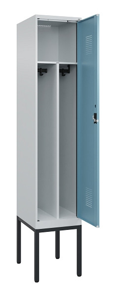 C+P Spind Evolo PLUS, Gestell, 1 Abteile, 2120x400x500mm, 7035/0010, Verschluss Zylinderschloss, 0490307-12F S10036