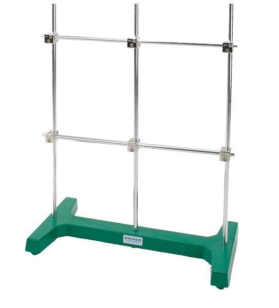 Bochem H-Stativ KOMPLETT, mit Aluminium-Stäben (D=12mm) u. Muffen, HxL=800x500mm, 5641