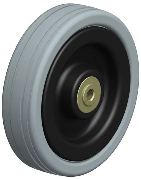 Blickle VPA 100/6K Rad aus Vollgummi, Grau, 226050