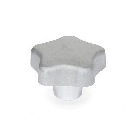 Ganter Sterngriffe, Aluminium, ohne Bohrung (GN 5336-40-A-MT), VE: 25 Stück, 5336-40-A-MT