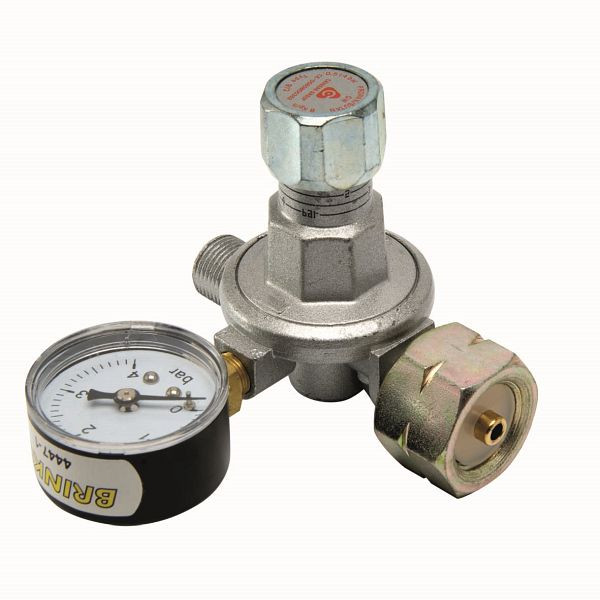 BRINKO Propan-Mitteldruckregler mit Manometer, 4447-1
