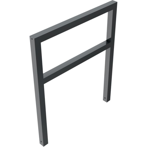 Stein HGS Anlehnbügel/Absperrbügel -Spiekeroog- mit Querholm, 1000mm /beschichtet DB 703, 455.100b