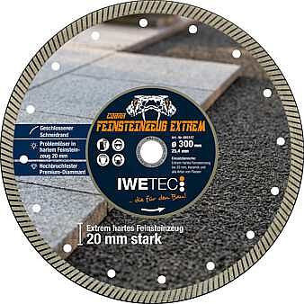 Iwetec Cobra Feinsteinzeug Extrem, 350 x 25,4 mm, 685148