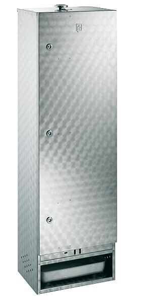 Peetz Peetz Räucherofen aus Edelstahl kreismarmoriert mit Tür 120 x 39 x 28 ...