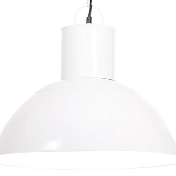 vidaXL Hängelampe 25 W Weiß Rund 48 cm Abmessung E27, 320566