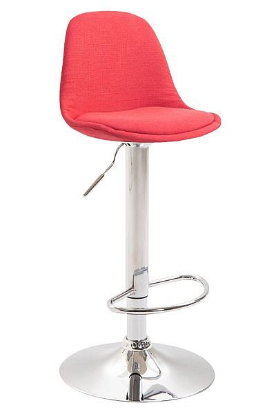 CLP Barhocker Kiel Stoff, rot, 308956, 4251563470960