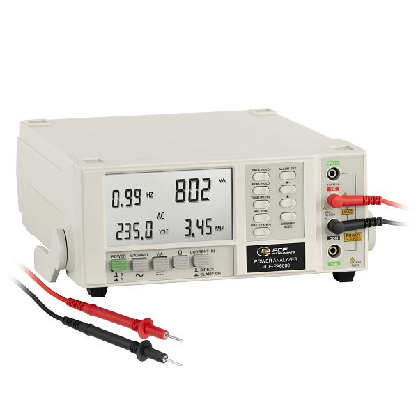 PCE Instruments Leistungsmessgerät, Frequenz 40 bis 400 Hz, PCE-PA6000