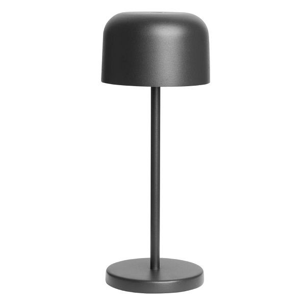 Olympia Siena Tischlampe Rundkupel Schwarz 200mm, HZ200