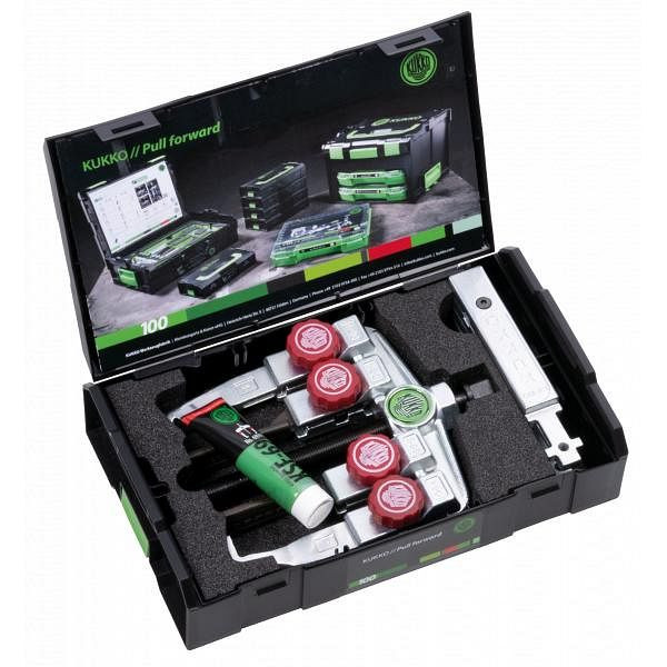 KUKKO 2-armiger Universal-Abzieher im Set mit Verlängerungen, K-20-1+S-T