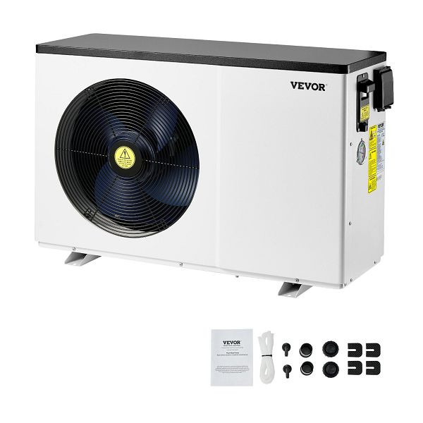 VEVOR Elektrische Pool-Wärmepumpe, 3,22-15,25 kW Energiesparende variable Frequenz, YCRBOZZG3221J0TYLV7