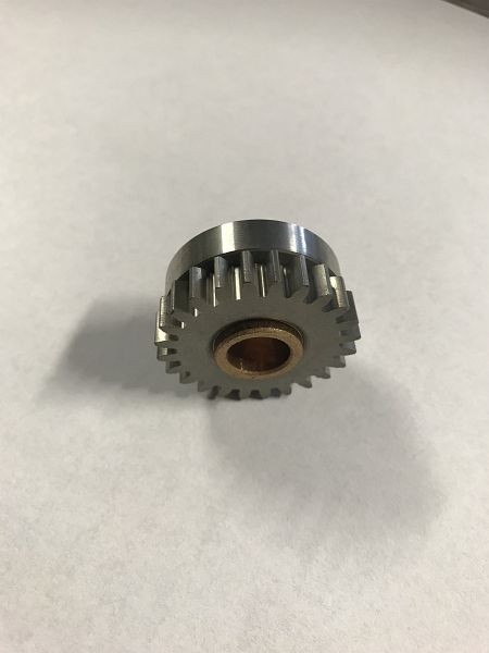 ELMAG Vorschub-Anpressrolle, inklusive Zahnkranz, ohne Nut für EM plus 202/212-CuSi/272/271/301, EUROMIG 270/300, Serie MASTER 2000, 54709