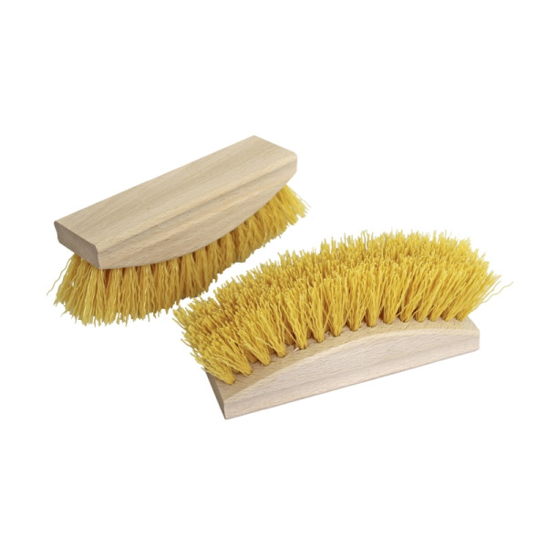 Schneider Handbürste speziell zum Reinigen von Gärkörben, Griff aus Holz, Borsten aus Polyethylen, 201907
