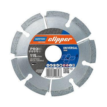 Norton Clipper Scheibe Pro Universal TP - 125 Ø mm Mörtelräumer, Segment(H/B): 6,5/6,5, 70184610307