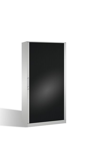 C+P Rollladenschrank Asisto, H1639xB1000xT435mm, Farbe: Lichtgrau / Schwarzgrau, Bügelgriff, 4 OH, 143012-000 S10038