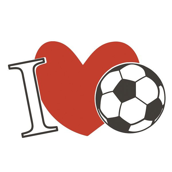 PAPER+DESIGN Lunchservietten Fussball - 33 x 33 cm, VE: 20 Stück, 206154