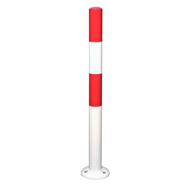 Stein HGS Absperrpfosten -Mountain-, mit 2 Reflexstreifen, Stahlpfosten Ø 76 mm, 34660