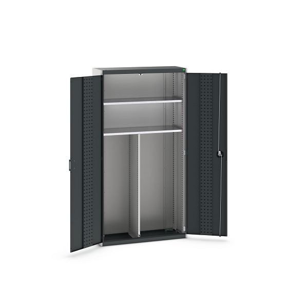 bott cubio Koffer-Flügeltürenschrank unbestückt, BxTxH: 1050x400x2000mm, RAL 7035 / RAL 7016, 40032038.19V