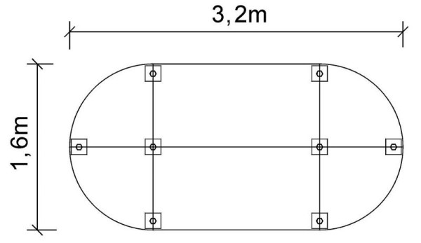 Hammerbacher Meeting Tischsystem K-Serie Set K4, 320 x 240 cm, 4x VKP91, 2x VKP08, 2x VKP16, 12x VSTFK, weiß, VSETK4/W/C