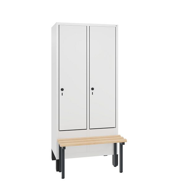 C+P Spind Evolo, 2 Abteile, H1850xB810xT815 mm, Weiß/MDF Weiß, 48030-22 S10284