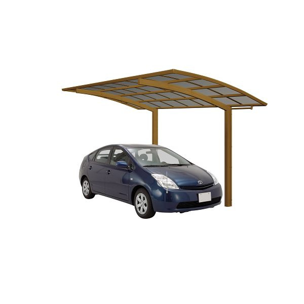 Ximax Aluminium Carport Portoforte Typ 80 Sonderlänge + Sonderbreite XL Bronze, 78094