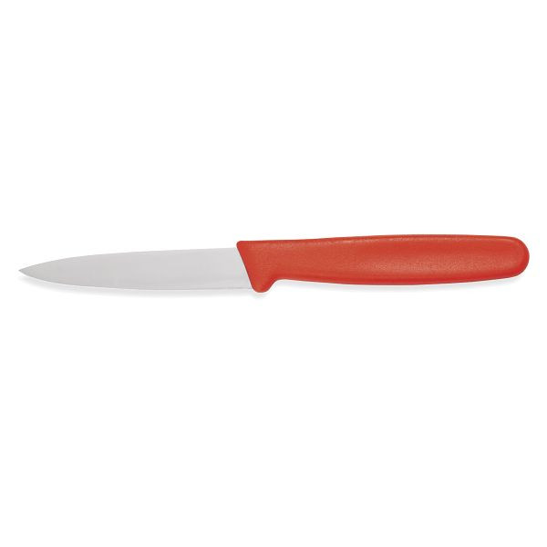 WAS Schälmesser HACCP, 8 cm, rot, Edelstahl, 6903081