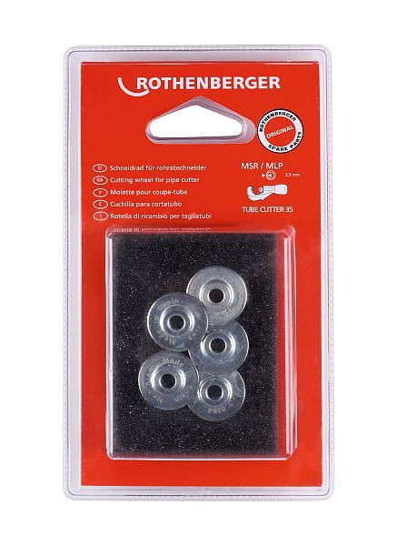 Rothenberger Ersatzschneidrad für TC 35/42, MSR, 5 Stück, 070188D
