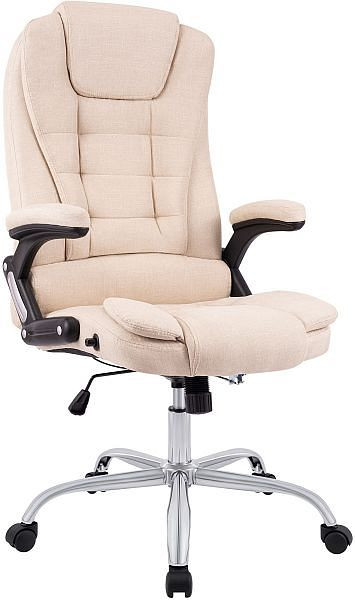 CLP Bürostuhl Thor Stoff, creme, 192149104, 4251380434602