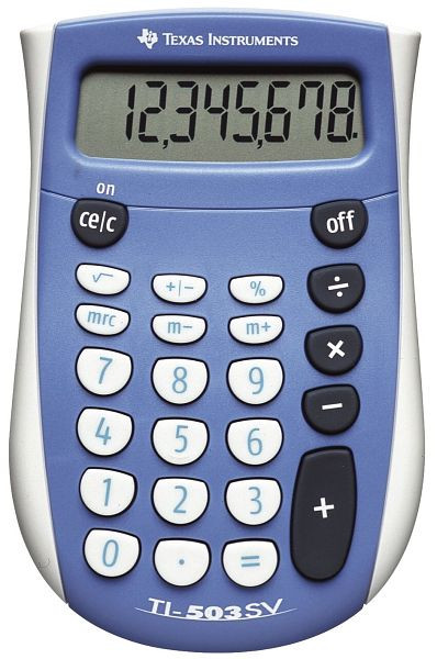 TEXAS INSTRUMENTS Taschenrechner TI-503 SV, Batterie, 79 x 121 x 19 mm, 752709